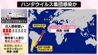 クルーズ船で発生したハンターウイルスってどんな病気？？